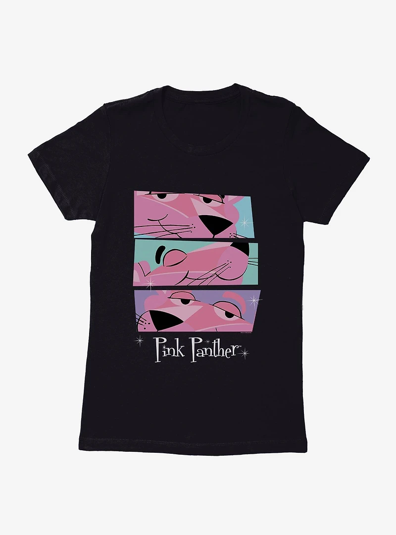 Pink Panther Face Tiles Womens T-Shirt