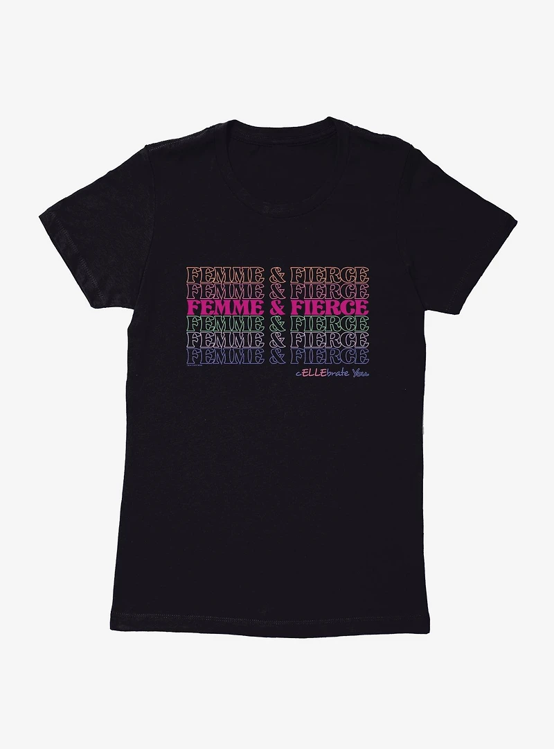 Legally Blonde Femme And Fierce Stack Womens T-Shirt