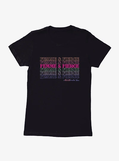 Legally Blonde Femme And Fierce Stack Womens T-Shirt