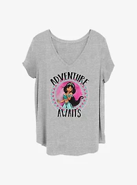 Disney Aladdin Jasmine Adventure Girls T-Shirt Plus