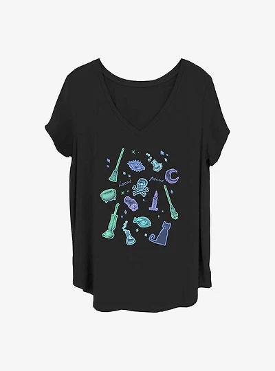 Disney Hocus Pocus Spooky Jumble Girls T-Shirt Plus