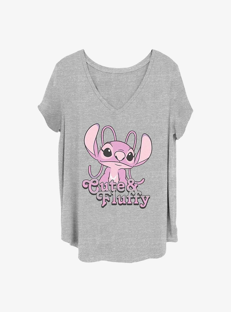 Disney Lilo & Stitch Fluffy Angel Girls T-Shirt Plus