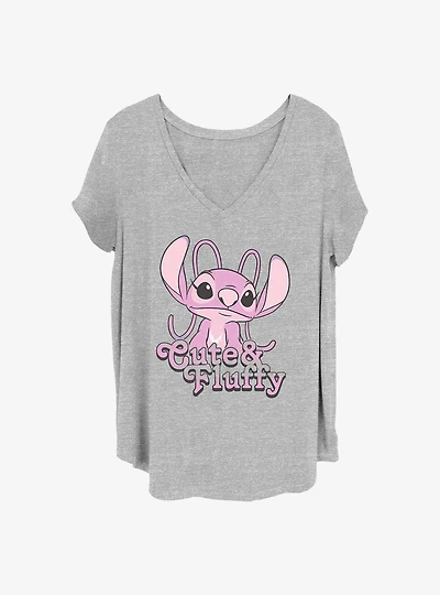 Disney Lilo & Stitch Fluffy Angel Girls T-Shirt Plus