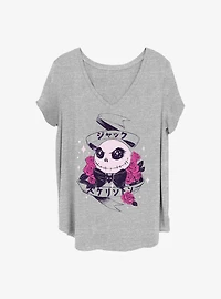 Disney The Nightmare Before Christmas Anime Eyes Jack Girls T-Shirt Plus