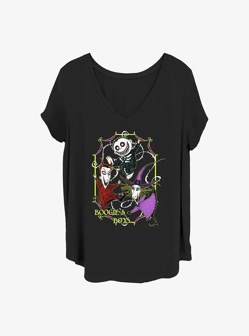 Disney The Nightmare Before Christmas Boogie's Boys Lock, Shock & Barrel Girls T-Shirt Plus