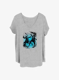 Disney Pirates of the Caribbean Captain Fight Girls T-Shirt Plus
