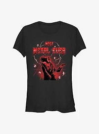 Stranger Things Most Metal Ever Eddie Munson Girls T-Shirt