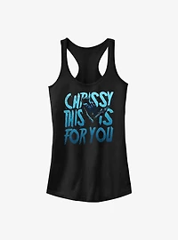 Stranger Things For Chrissy Girls Tank