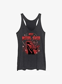 Stranger Things Most Metal Ever Eddie Munson Girls Tank
