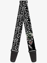 DC Comics Batman Joker The Killing Joke Holding Head Guitar Strap