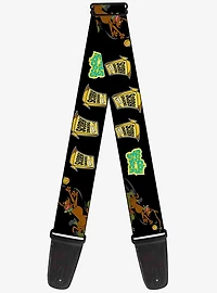Scooby-Doo Chasing Scooby Snacks Guitar Strap