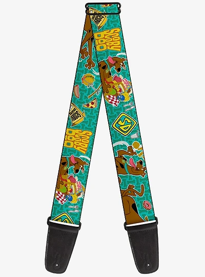 Scooby-Doo Snacks Bone Monogram Guitar Strap