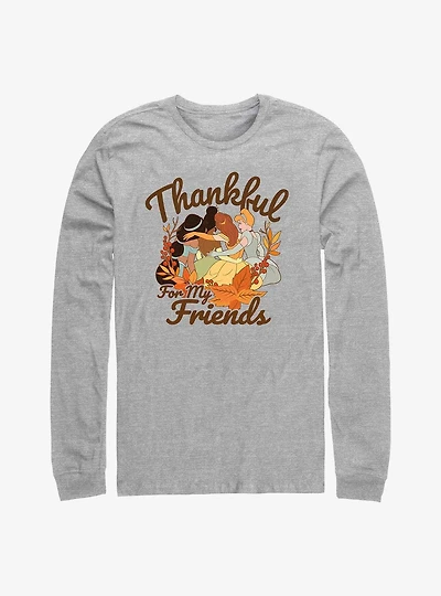 Disney Princesses Thankful For Friends Long-Sleeve T-Shirt