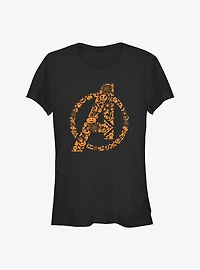 Marvel Avengers Spooky Logo Girls T-Shirt