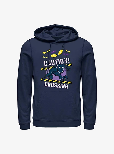 Marvel Black Panther Caution Crossing Hoodie