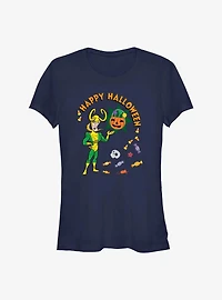 Marvel Loki Happy Halloween Girls T-Shirt