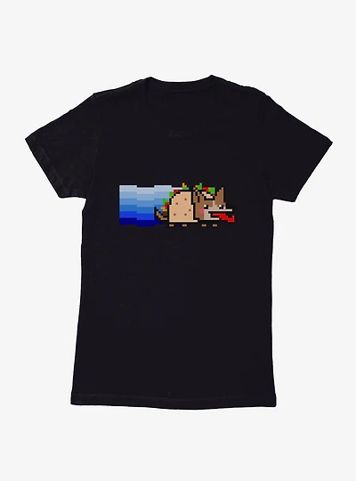 Nyan Cat Fiesta Dog Womens T-Shirt