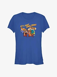 Disney Chip 'n Dale: Rescue Rangers Fight Crime Girls T-Shirt
