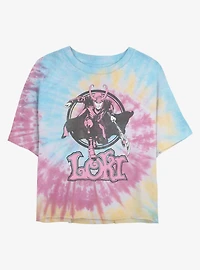 Marvel Loki Trickster Tie Dye Crop Girls T-Shirt