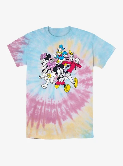 Disney Mickey Mouse & Friends Run Tie Dye T-Shirt