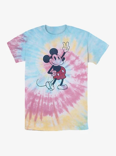 Disney Mickey Mouse Peace Tie Dye T-Shirt