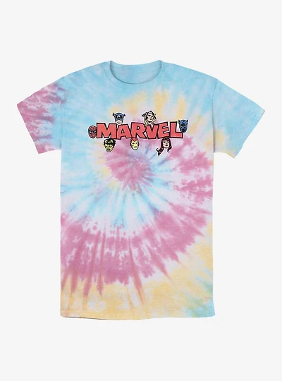 Marvel Avengers Vintage Logo Tie Dye T-Shirt
