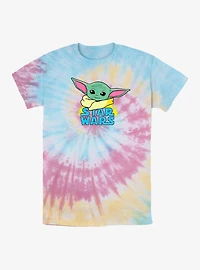 Star Wars The Mandalorian Child Logo Tie Dye T-Shirt