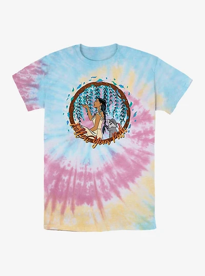 Disney Pocahontas Follow Your Path Tie Dye T-Shirt