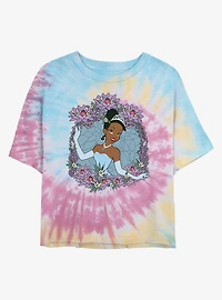 Disney the Princess and Frog Tiana Love Tie Dye Crop Girls T-Shirt