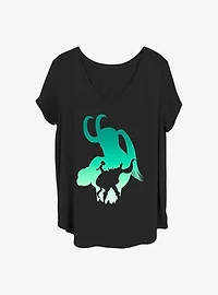 Marvel Loki Thor Knockout Girls T-Shirt Plus