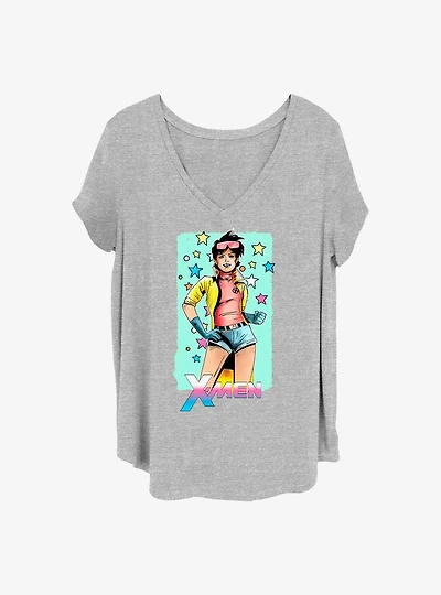 Marvel X-Men Jubilee Pose Girls T-Shirt Plus