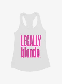 Legally Blonde Title Logo Girls Tank