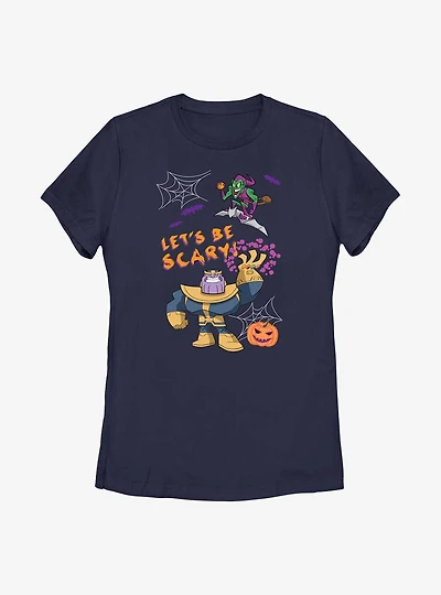 Marvel Avengers Be Scary Thanos Green Goblin Womens T-Shirt