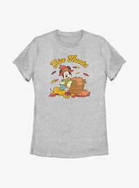 Disney Mickey Mouse Give Thanks Womens T-Shirt