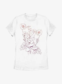 Disney Tinker Bell Fall Mushroom Womens T-Shirt