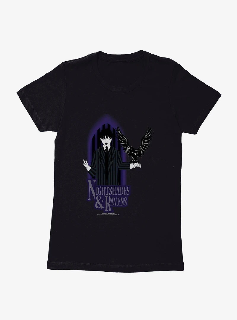 Wednesday Raven Womens T-Shirt