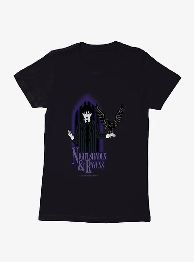 Wednesday Raven Womens T-Shirt