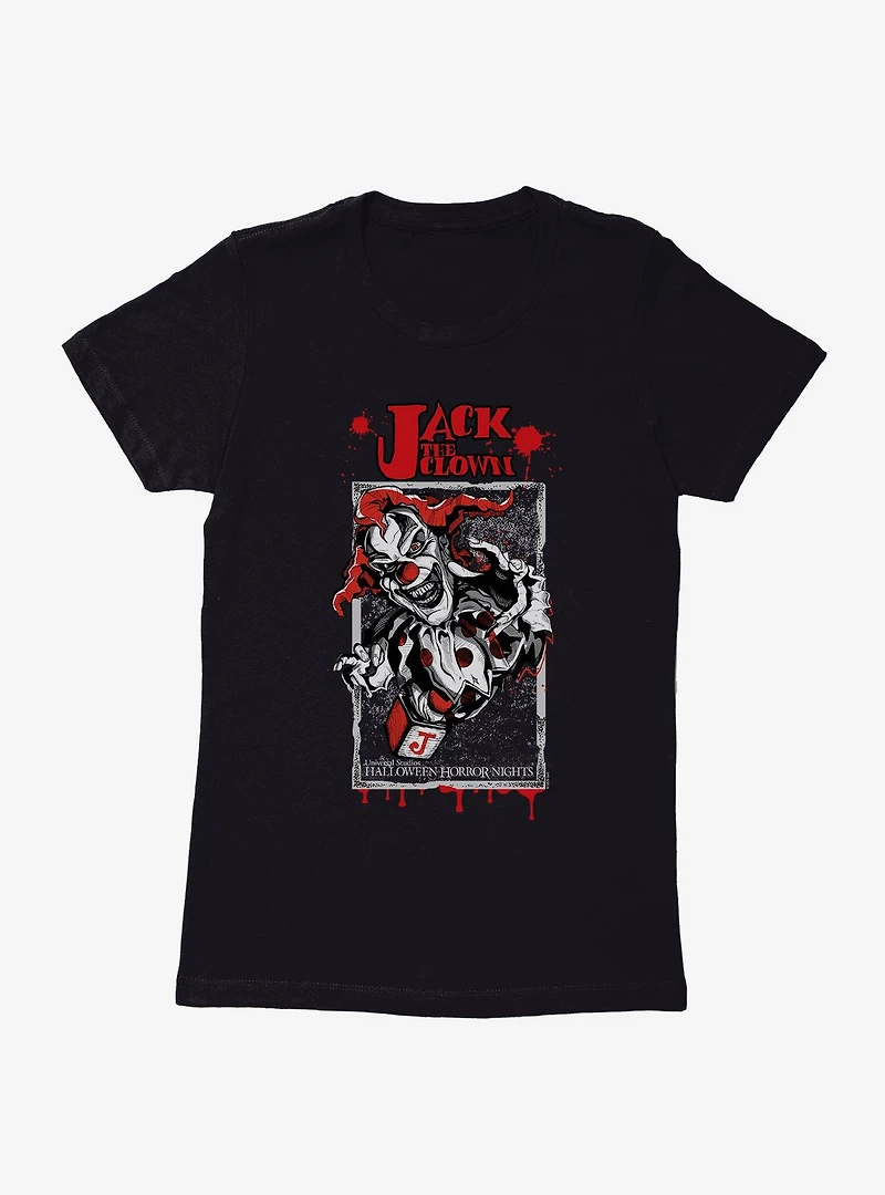 Halloween Horror Nights Jack The Clown Womens T-Shirt