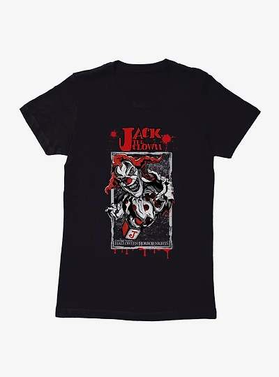 Halloween Horror Nights Jack The Clown Womens T-Shirt