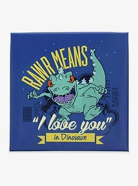 Rugrats Reptar Rawr Means I Love You Canvas Wall Decor