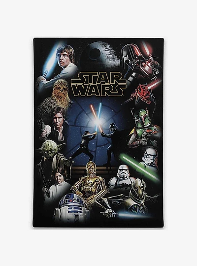 Star Wars Character Collage Gallery Wrapped Canvas Wall Decor