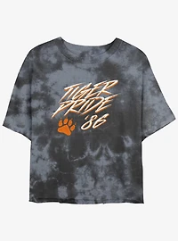 Stranger Things Tiger Pride Mineral Wash Crop Girls T-Shirt