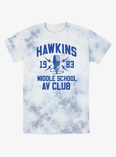 Stranger Things Hawkins AV Club Mineral Wash T-Shirt