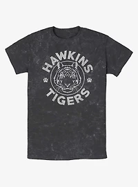 Stranger Things Hawkins Tigers Mineral Wash T-Shirt