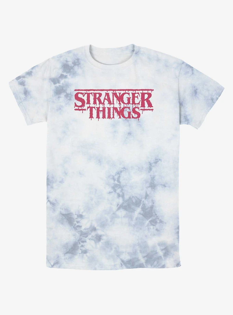 Stranger Things Logo Mineral Wash T-Shirt