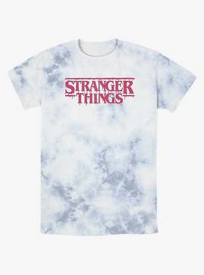 Stranger Things Logo Mineral Wash T-Shirt