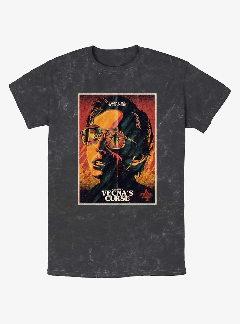Stranger Things x Butcher Billy Vecna's Curse Mineral Wash T-Shirt