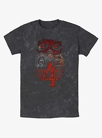 Stranger Things Vecna House Mineral Wash T-Shirt