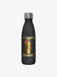 Marvel The Avengers Gauntlet Infinite Power Stainless Steel Water Bottle
