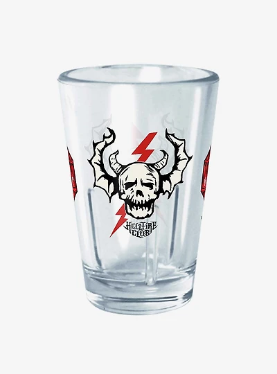 Stranger Things Hellfire Club Lightning Mini Glass